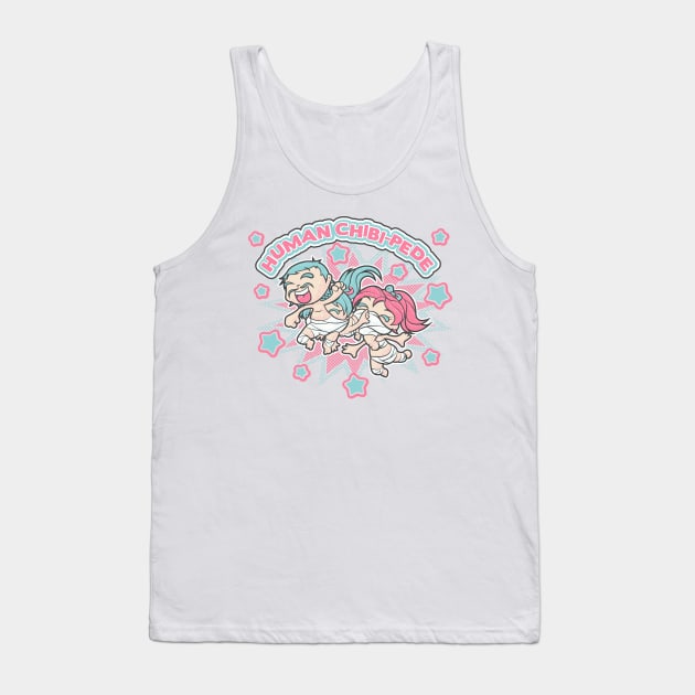 Human Chibipede Tank Top by Serkworks